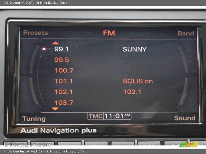 Brilliant Black / Black 2012 Audi A3 2.0T