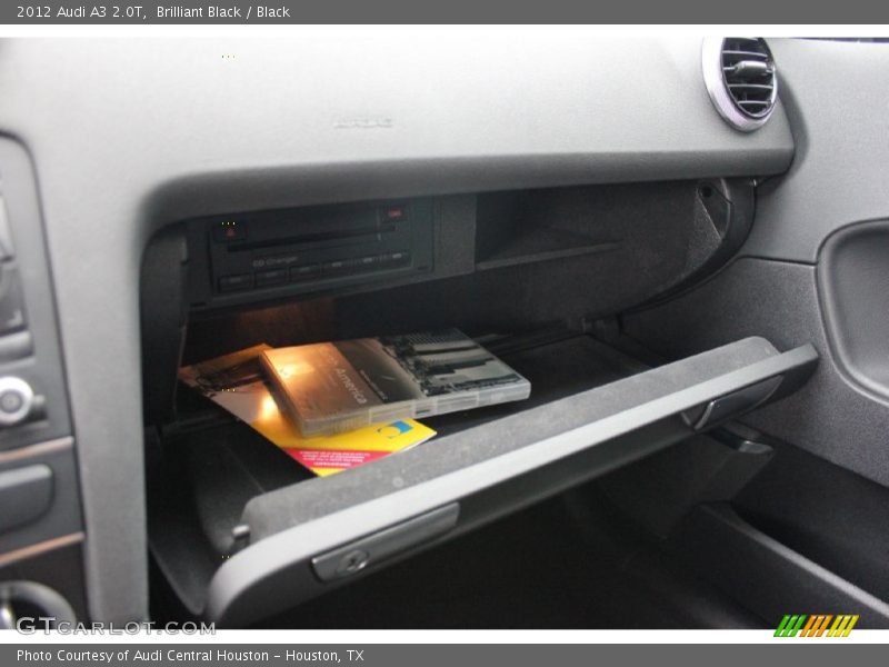 Brilliant Black / Black 2012 Audi A3 2.0T