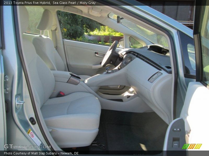 Sea Glass Pearl / Misty Gray 2013 Toyota Prius Five Hybrid