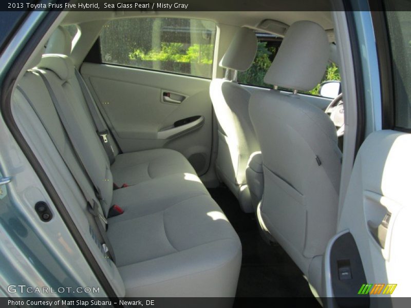 Sea Glass Pearl / Misty Gray 2013 Toyota Prius Five Hybrid