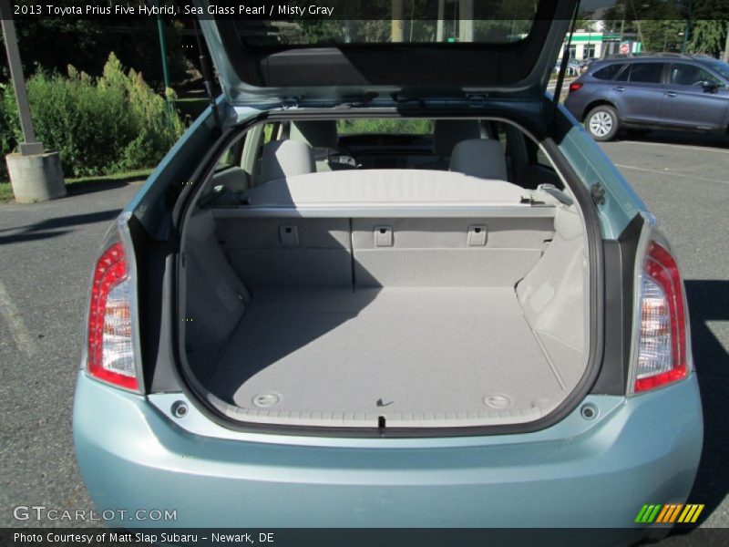 Sea Glass Pearl / Misty Gray 2013 Toyota Prius Five Hybrid