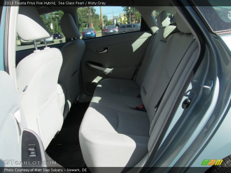 Sea Glass Pearl / Misty Gray 2013 Toyota Prius Five Hybrid