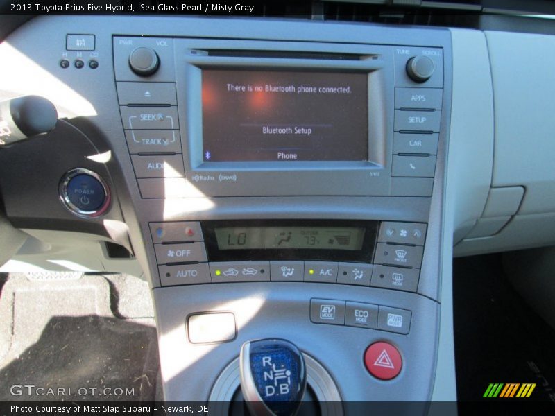 Sea Glass Pearl / Misty Gray 2013 Toyota Prius Five Hybrid