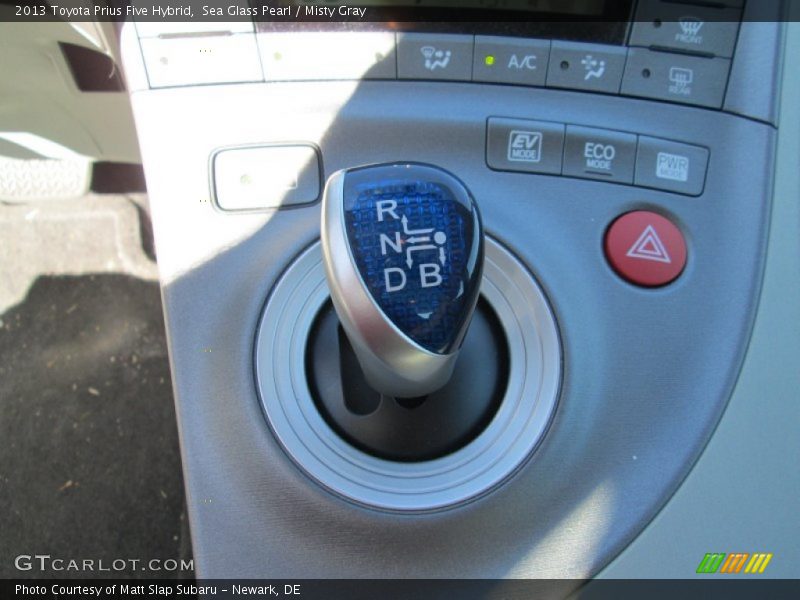 Sea Glass Pearl / Misty Gray 2013 Toyota Prius Five Hybrid