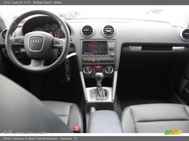 Brilliant Black / Black 2012 Audi A3 2.0T