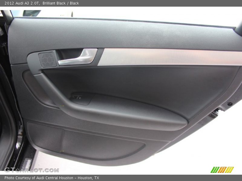 Brilliant Black / Black 2012 Audi A3 2.0T