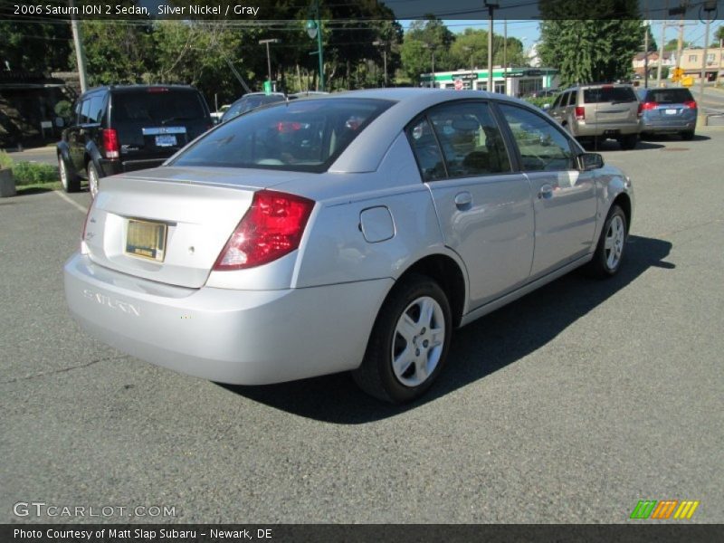 Silver Nickel / Gray 2006 Saturn ION 2 Sedan