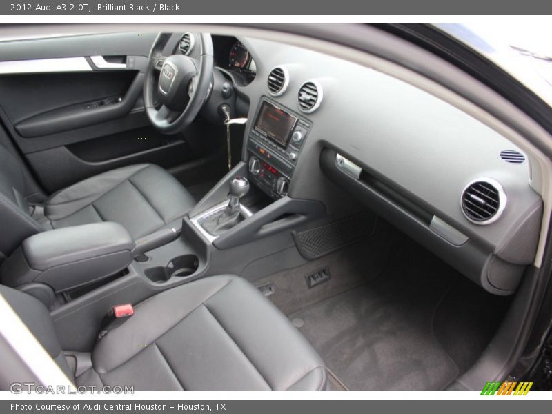 Brilliant Black / Black 2012 Audi A3 2.0T