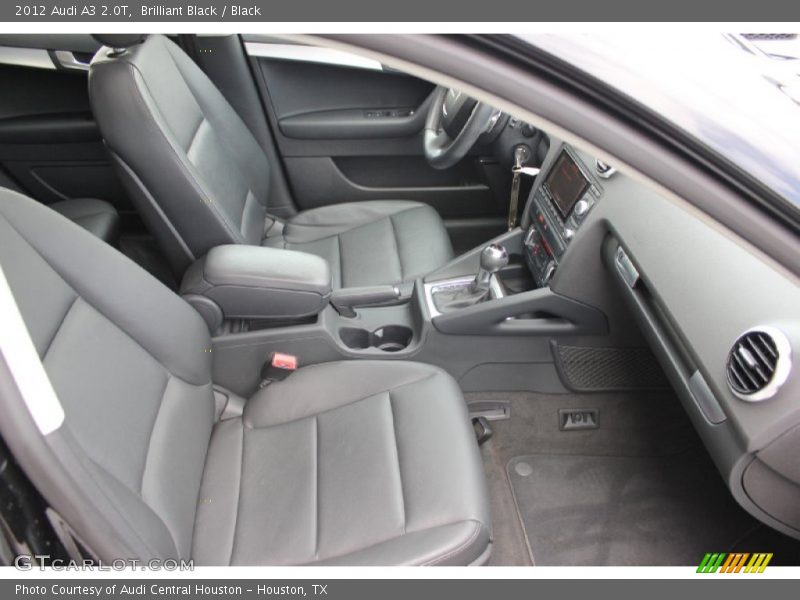 Brilliant Black / Black 2012 Audi A3 2.0T