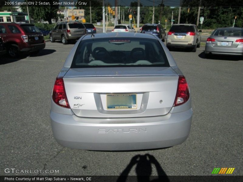 Silver Nickel / Gray 2006 Saturn ION 2 Sedan