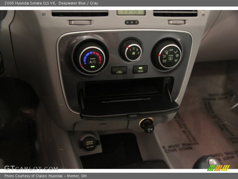 Deepwater Blue / Gray 2006 Hyundai Sonata GLS V6