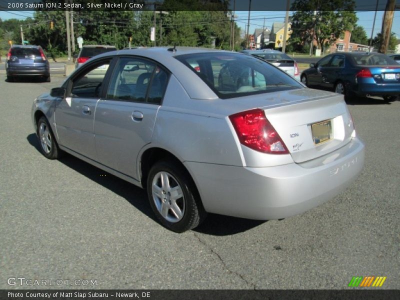 Silver Nickel / Gray 2006 Saturn ION 2 Sedan