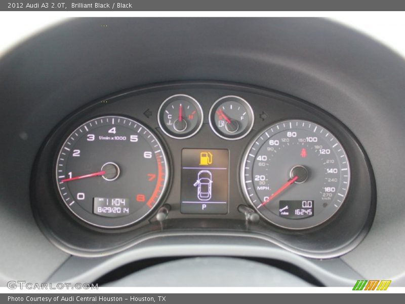 Brilliant Black / Black 2012 Audi A3 2.0T