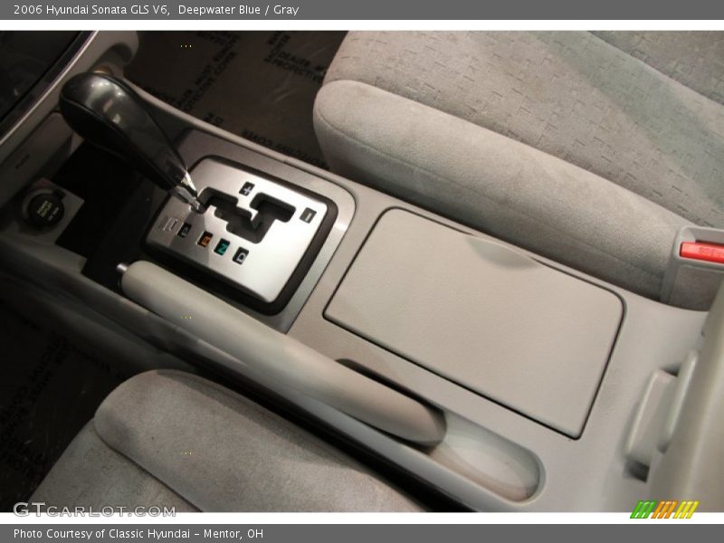 Deepwater Blue / Gray 2006 Hyundai Sonata GLS V6