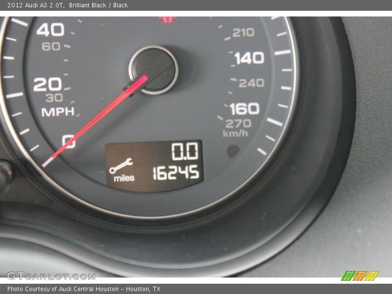 Brilliant Black / Black 2012 Audi A3 2.0T