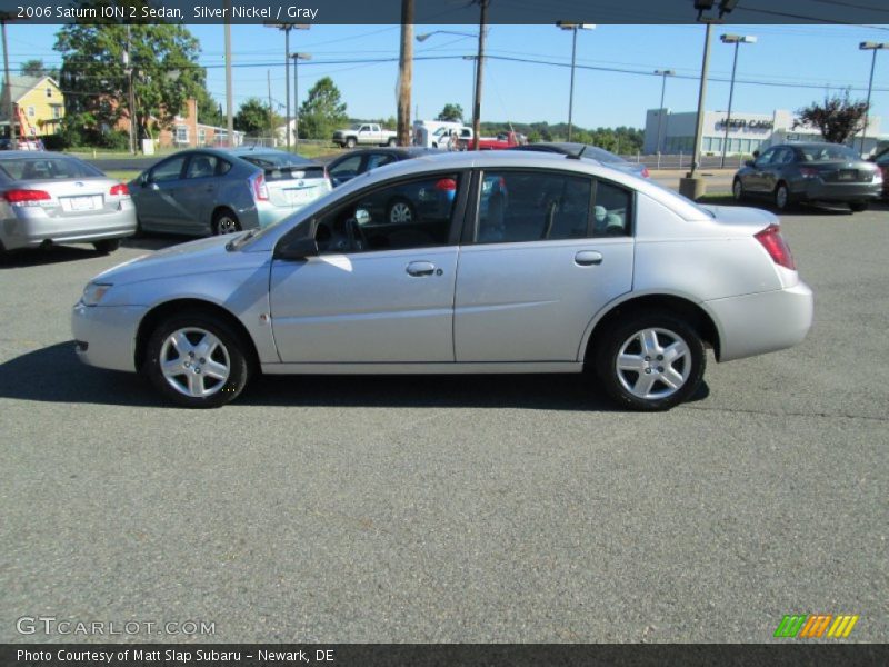 Silver Nickel / Gray 2006 Saturn ION 2 Sedan