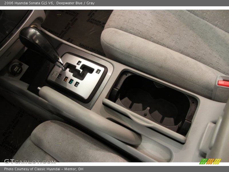 Deepwater Blue / Gray 2006 Hyundai Sonata GLS V6