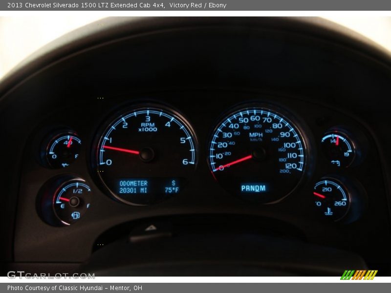 Victory Red / Ebony 2013 Chevrolet Silverado 1500 LTZ Extended Cab 4x4