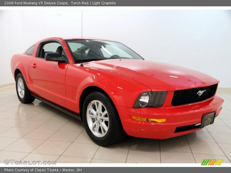 Torch Red / Light Graphite 2008 Ford Mustang V6 Deluxe Coupe