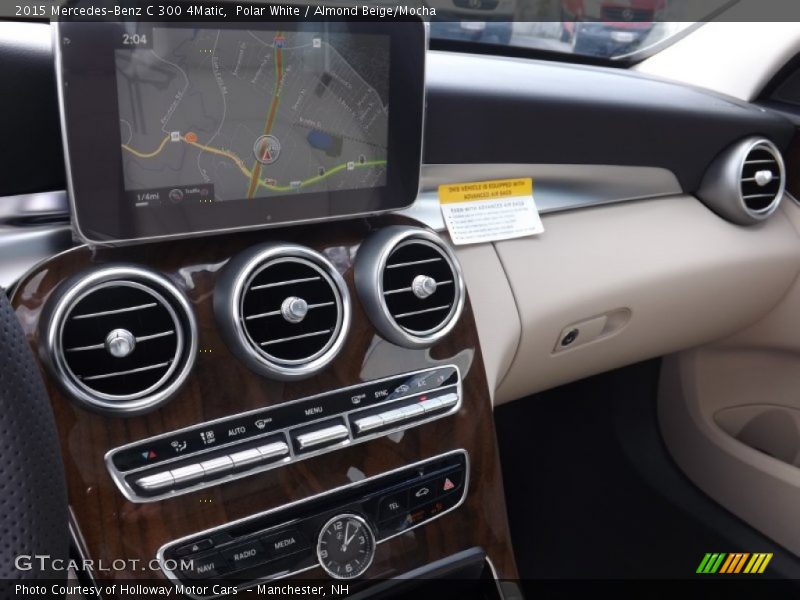 Polar White / Almond Beige/Mocha 2015 Mercedes-Benz C 300 4Matic