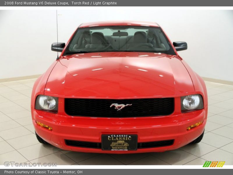 Torch Red / Light Graphite 2008 Ford Mustang V6 Deluxe Coupe