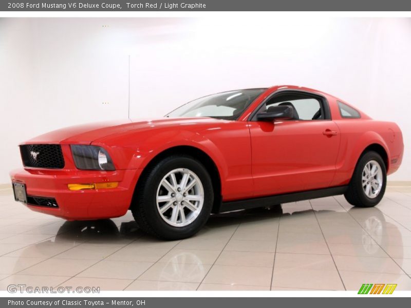 Torch Red / Light Graphite 2008 Ford Mustang V6 Deluxe Coupe