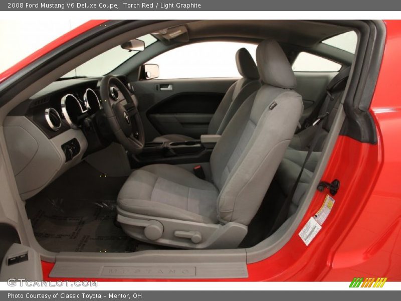 Torch Red / Light Graphite 2008 Ford Mustang V6 Deluxe Coupe