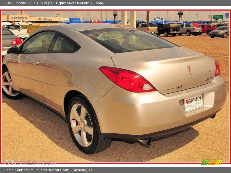 Liquid Silver Metallic / Ebony 2006 Pontiac G6 GTP Coupe