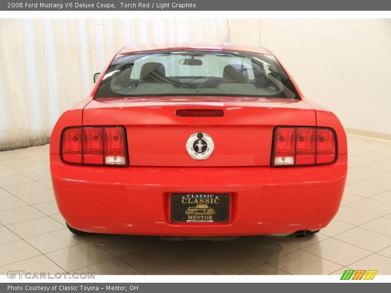 Torch Red / Light Graphite 2008 Ford Mustang V6 Deluxe Coupe