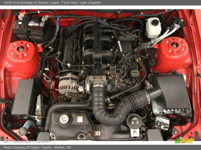 Torch Red / Light Graphite 2008 Ford Mustang V6 Deluxe Coupe