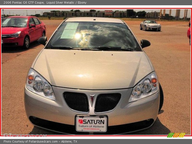 Liquid Silver Metallic / Ebony 2006 Pontiac G6 GTP Coupe