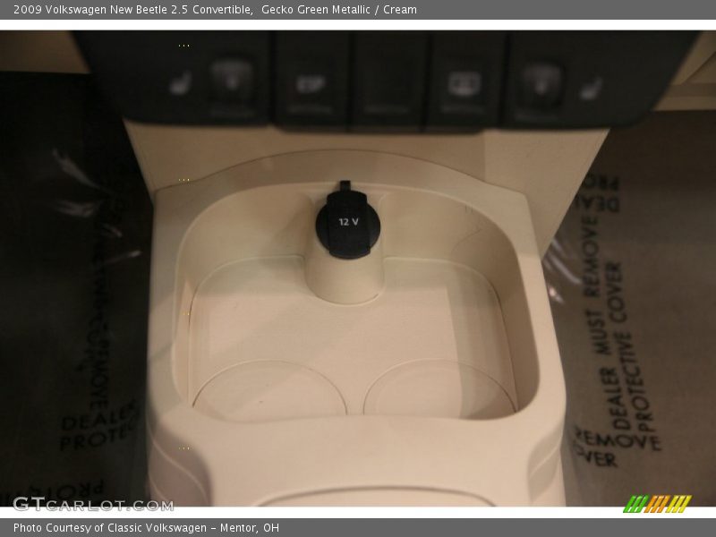 Gecko Green Metallic / Cream 2009 Volkswagen New Beetle 2.5 Convertible