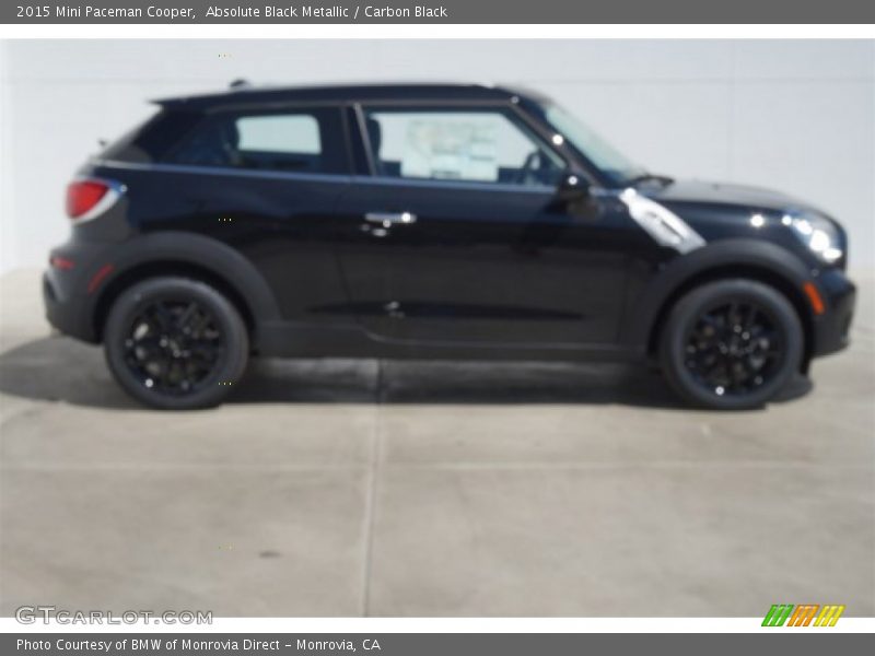 Absolute Black Metallic / Carbon Black 2015 Mini Paceman Cooper
