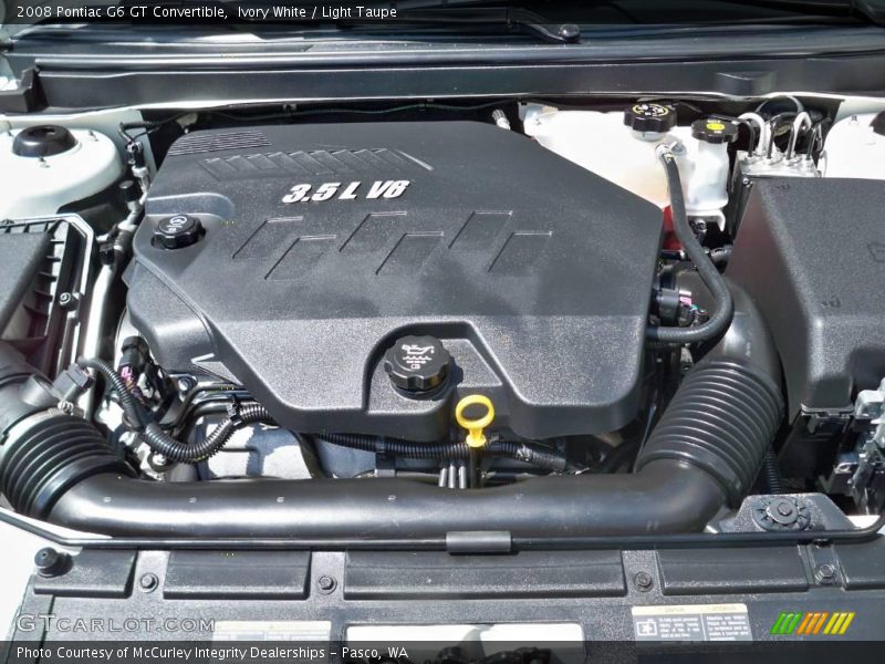 Ivory White / Light Taupe 2008 Pontiac G6 GT Convertible