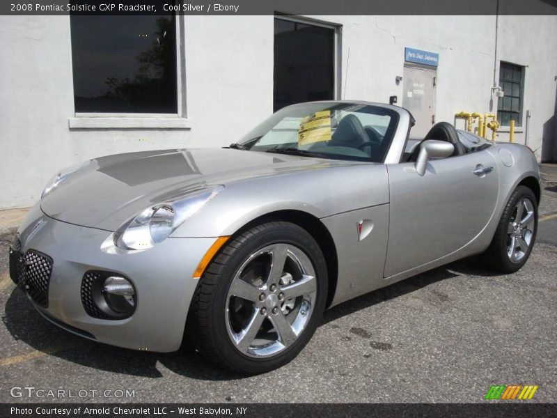 Cool Silver / Ebony 2008 Pontiac Solstice GXP Roadster