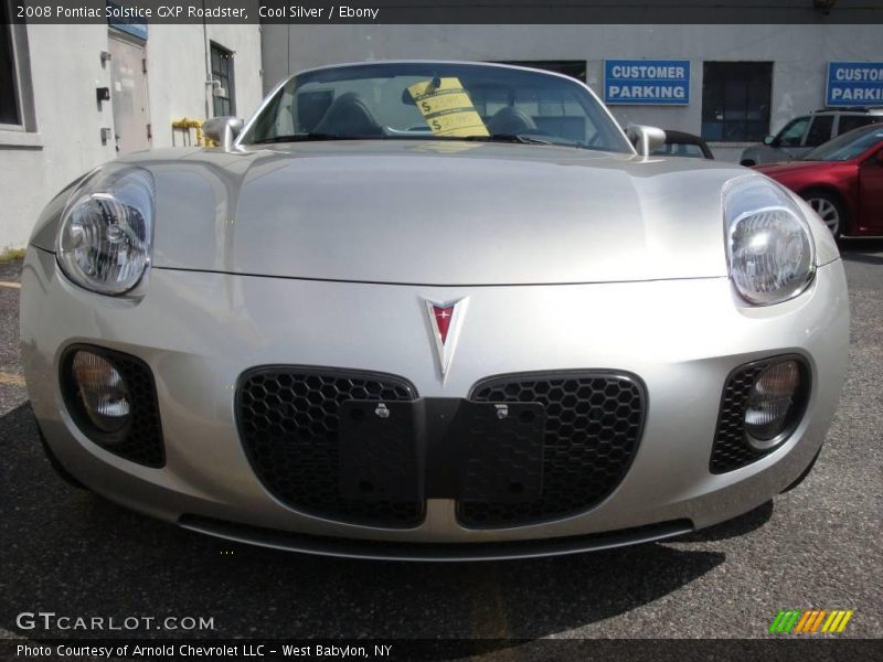 Cool Silver / Ebony 2008 Pontiac Solstice GXP Roadster