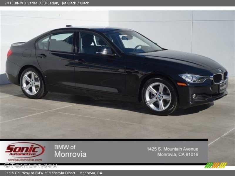 Jet Black / Black 2015 BMW 3 Series 328i Sedan