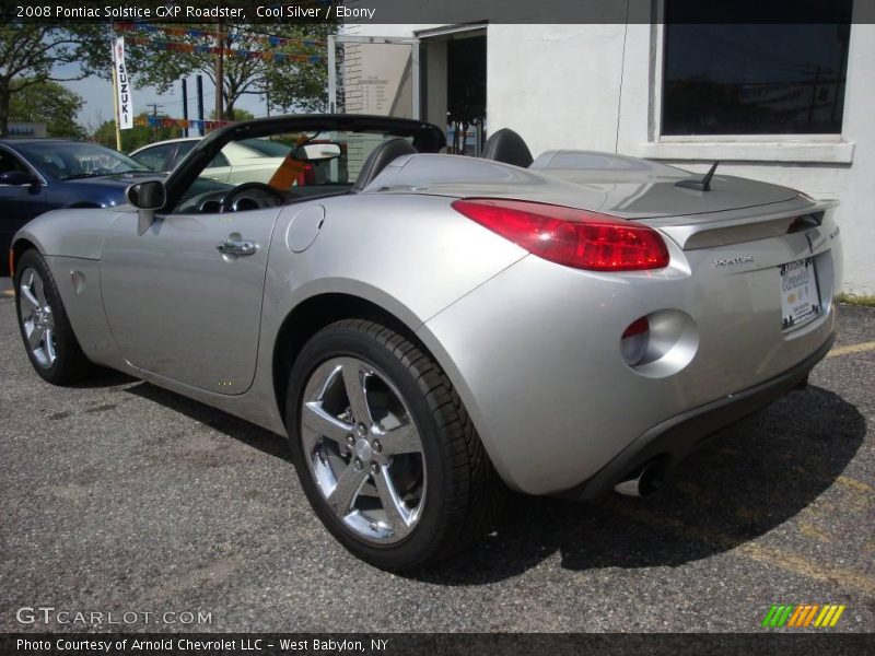 Cool Silver / Ebony 2008 Pontiac Solstice GXP Roadster