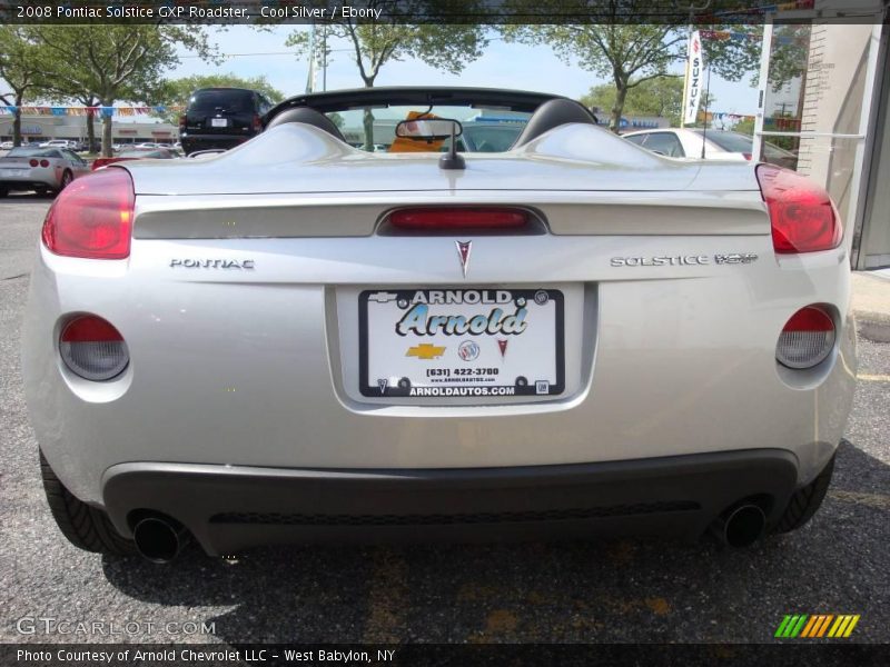 Cool Silver / Ebony 2008 Pontiac Solstice GXP Roadster