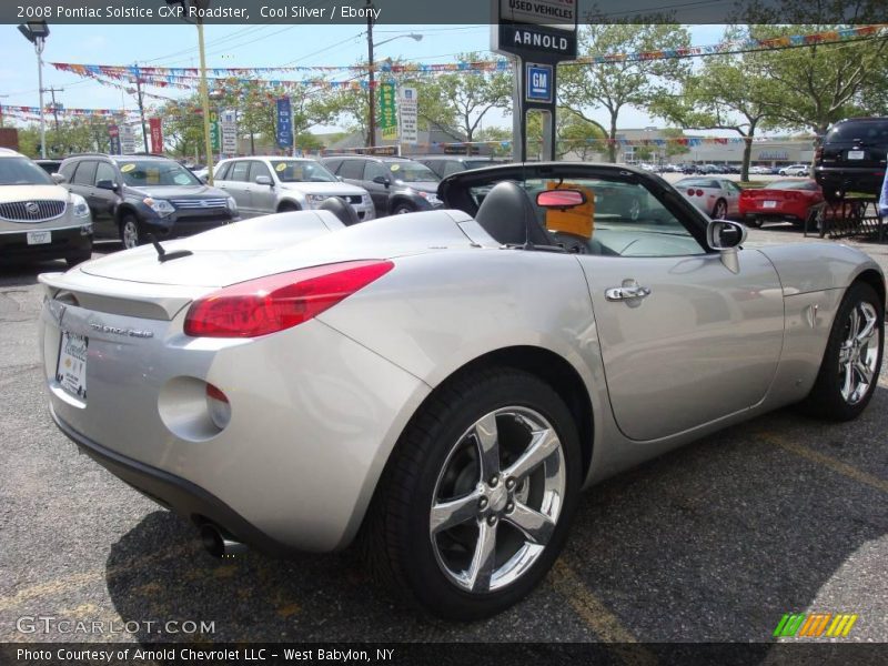 Cool Silver / Ebony 2008 Pontiac Solstice GXP Roadster