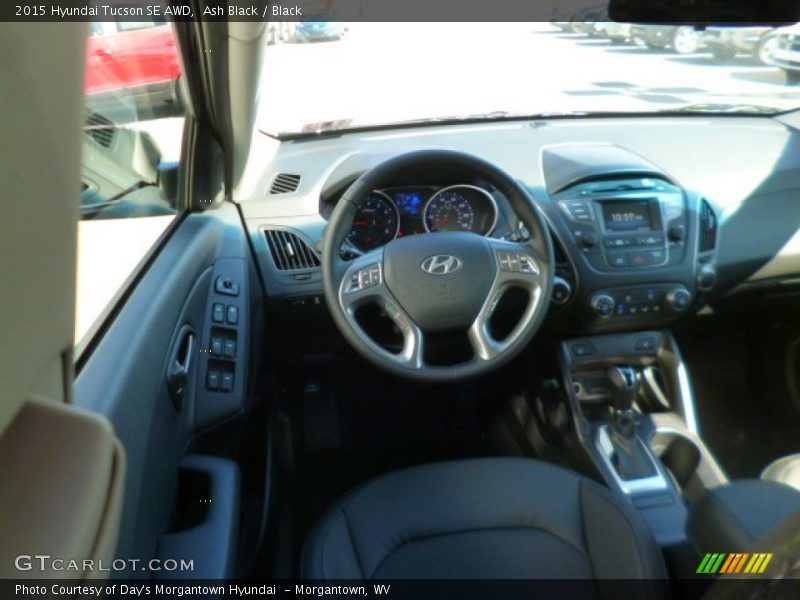 Ash Black / Black 2015 Hyundai Tucson SE AWD