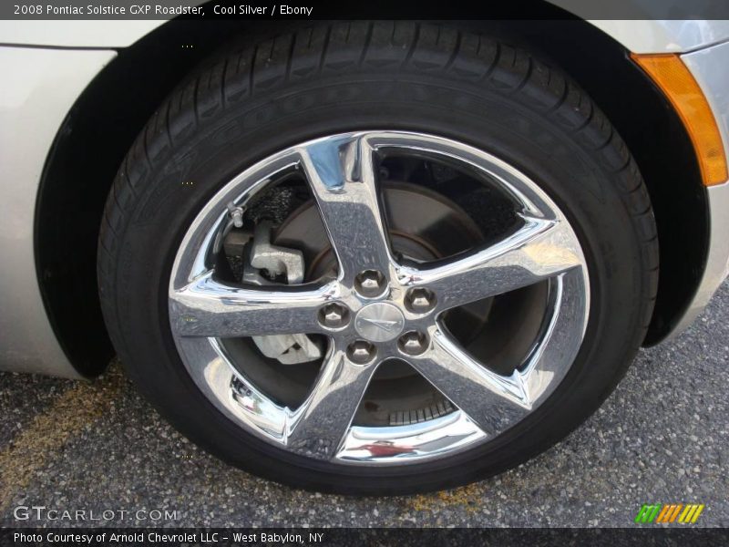Cool Silver / Ebony 2008 Pontiac Solstice GXP Roadster