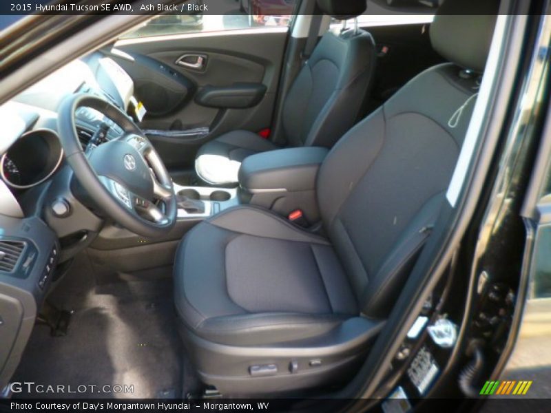 Ash Black / Black 2015 Hyundai Tucson SE AWD