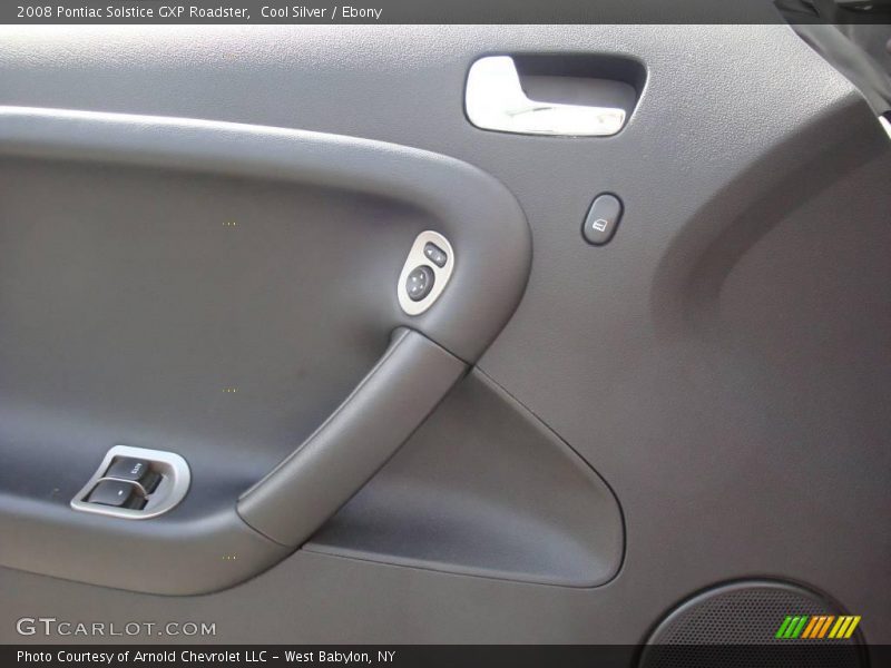 Cool Silver / Ebony 2008 Pontiac Solstice GXP Roadster