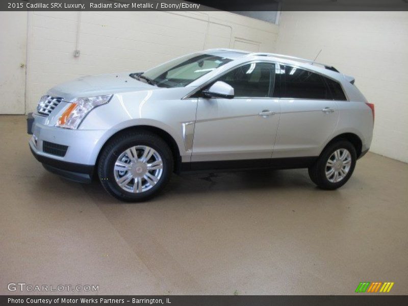 Radiant Silver Metallic / Ebony/Ebony 2015 Cadillac SRX Luxury