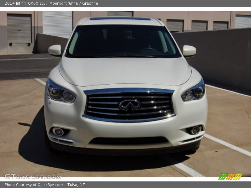 Moonlight White / Graphite 2014 Infiniti QX60 3.5