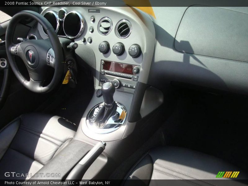 Cool Silver / Ebony 2008 Pontiac Solstice GXP Roadster
