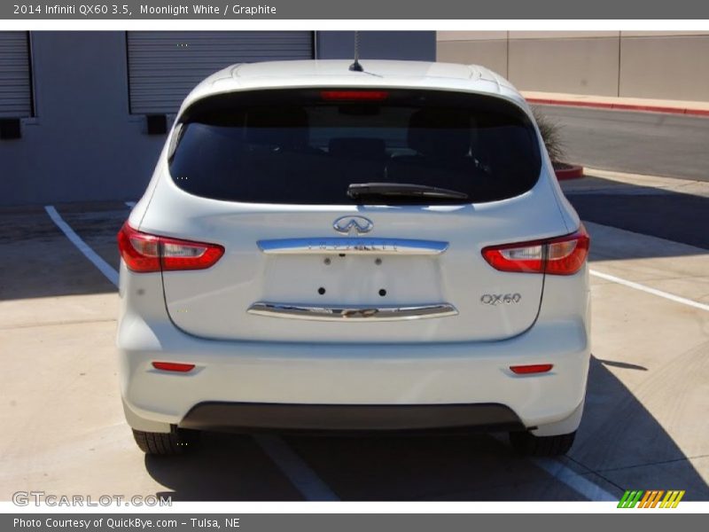 Moonlight White / Graphite 2014 Infiniti QX60 3.5