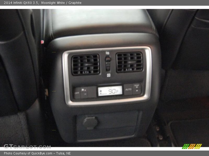 Moonlight White / Graphite 2014 Infiniti QX60 3.5