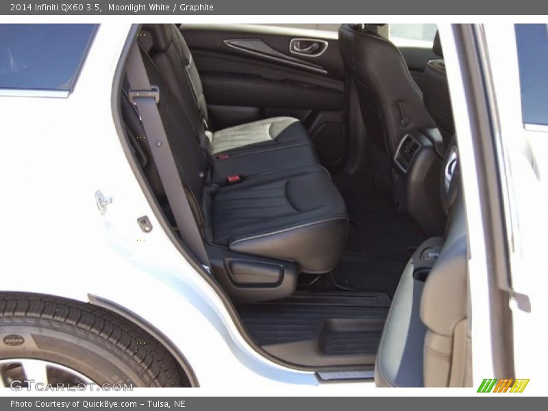 Moonlight White / Graphite 2014 Infiniti QX60 3.5